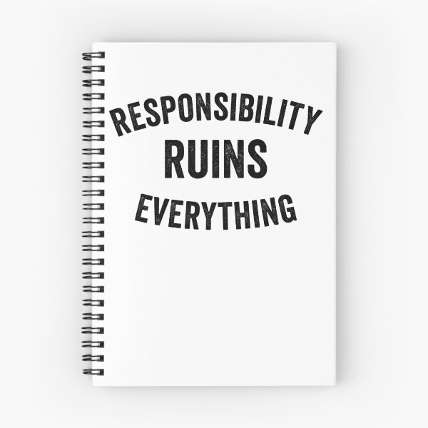 Item preview, Sarcasm Responsibility Ruins Everything Funny Men's Gear designed and sold by DynamicDesign.