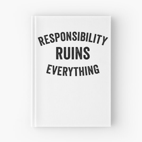 Item preview, Sarcasm Responsibility Ruins Everything Funny Men's Gear designed and sold by DynamicDesign.
