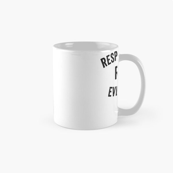 Item preview, Sarcasm Responsibility Ruins Everything Funny Men's Gear designed and sold by DynamicDesign.