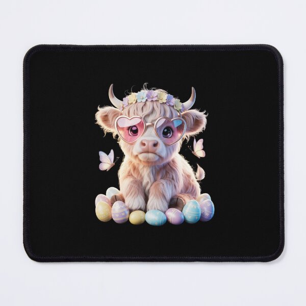 Item preview, Baby Highland Cow Easter Spring Animal Lover designed and sold by CORJIDOG-ART.