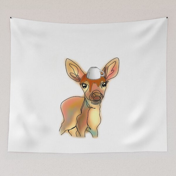 Item preview, Danielle the Deer with cup Hat – animalzinhats designed and sold by Ashley’sAnimalz.