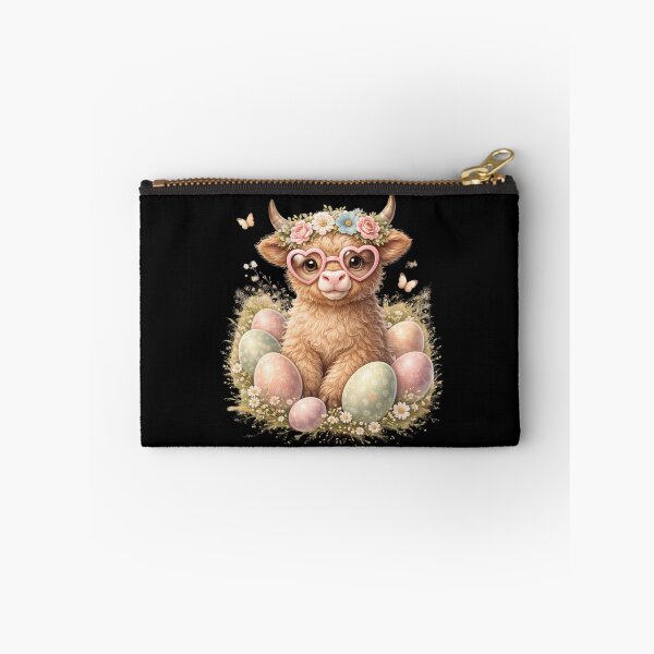 Item preview, Happy Easter Highland Cow Heifer Easter Day Farmer Cowgirl designed and sold by CORJIDOG-ART.