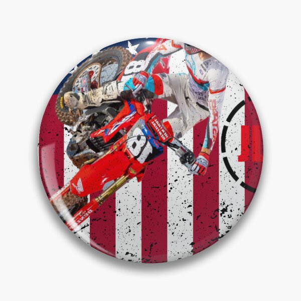 Item preview, Jett Lawrence USA Motocross Patriotic Tee designed and sold by FroggyBaBoy.