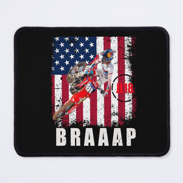 Item preview, Jett Lawrence USA Motocross Patriotic Tee designed and sold by FroggyBaBoy.