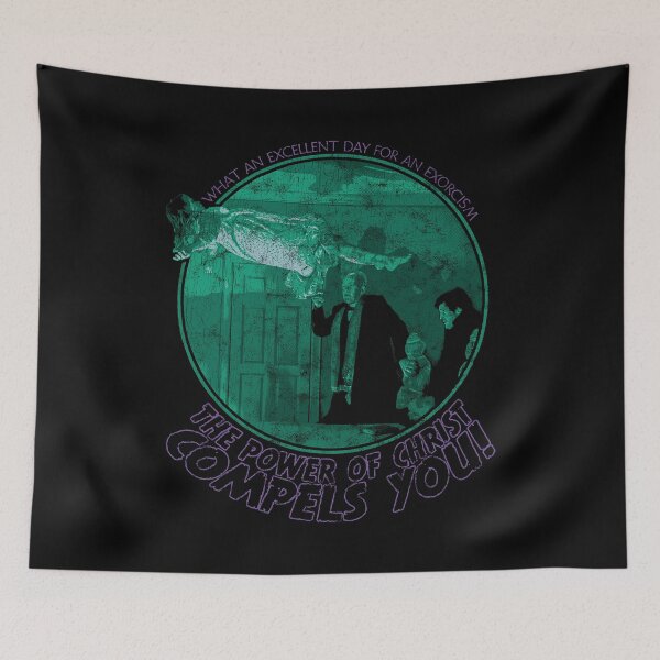 Item preview, The Power of Christ Compels You 1973 The Exorcist Distressed designed and sold by Power Up Prints.