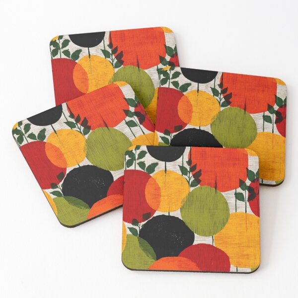 Item preview, Mid Century Modern Citrus Pattern | Retro Scandinavian Fruit Design | Bold Orange Lemon Botanical designed and sold by CraftedHome.