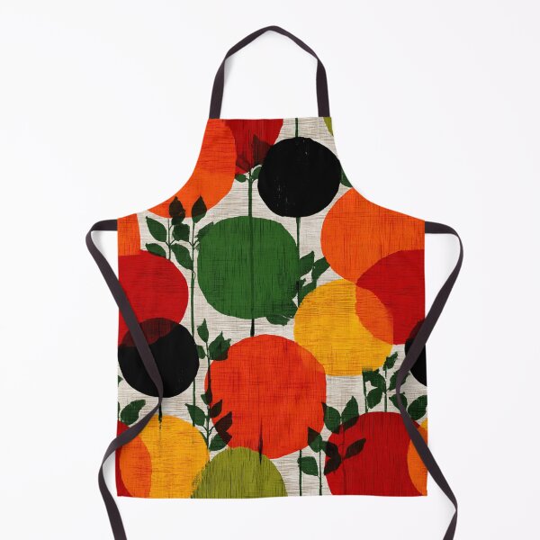 Item preview, Mid Century Modern Citrus Pattern | Retro Scandinavian Fruit Design | Bold Orange Lemon Botanical designed and sold by CraftedHome.