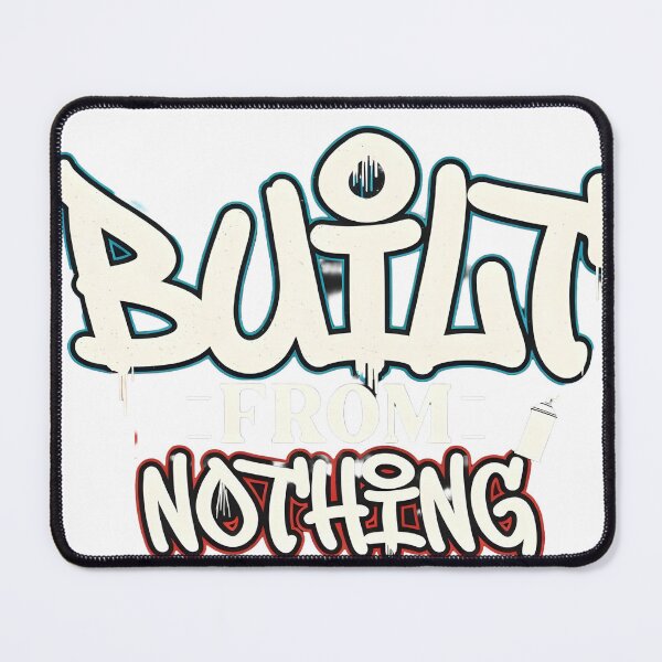 Item preview, Built From Nothing Graffiti Street Art Entrepreneur T-Shirt Gift for Hustler Self Made designed and sold by MilesMentality.