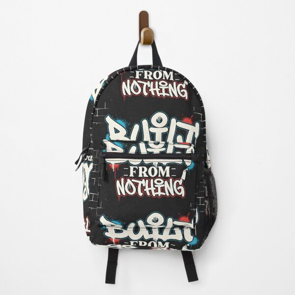 Item preview, Built From Nothing Graffiti Street Art Entrepreneur T-Shirt Gift for Hustler Self Made designed and sold by MilesMentality.