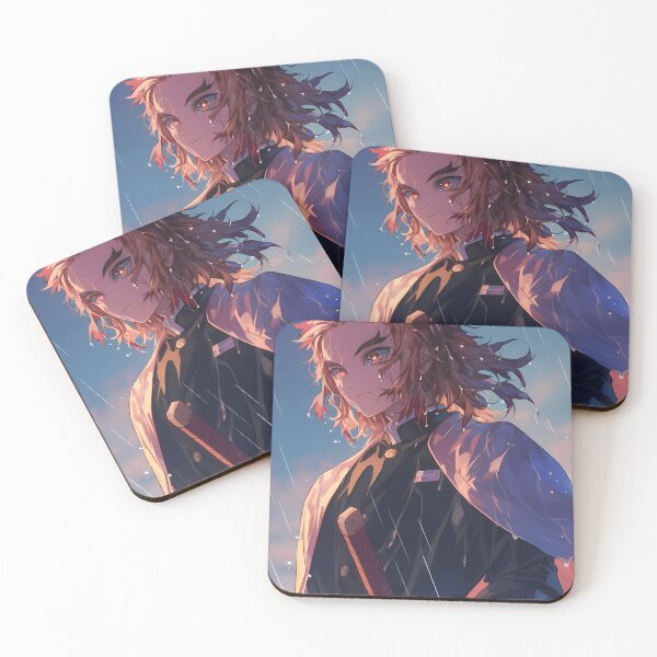 Item preview, Kyojuro Rengoku Demon Slayer Rainy Twilight Resolve designed and sold by TanglenRabbit.