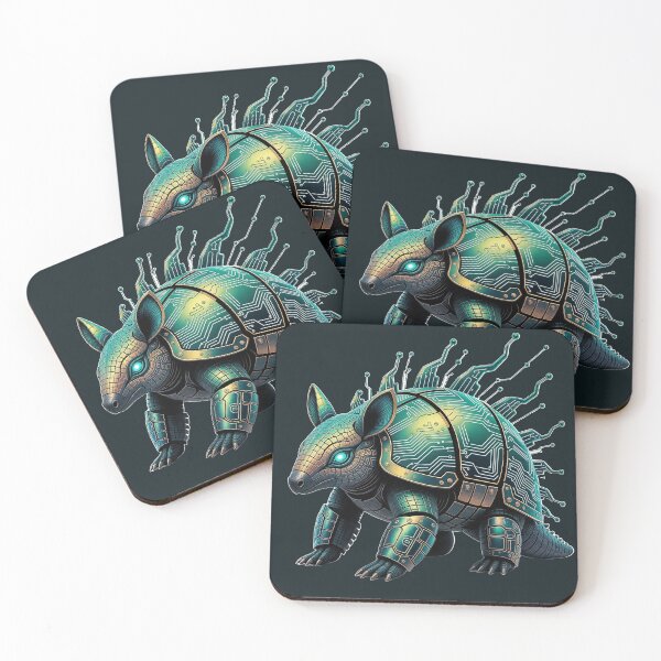 Item preview, Armadillo Cipher: Bio-Mechanics Alebrije designed and sold by BGM by AI.