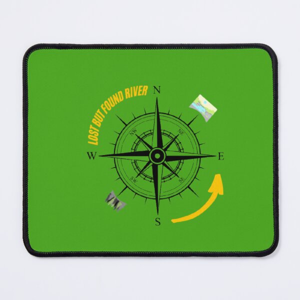 Item preview, Lost But Found River - The Urban Explorer Compass Art designed and sold by The Urban Explorer.