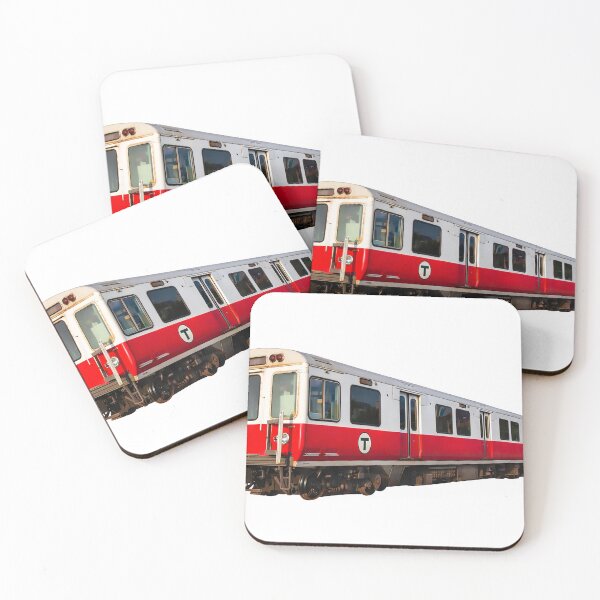 Item preview, Vintage Boston subway train inspired by the classic red line cars that have carried generations through the city. designed and sold by PIXEL POP DESIGNS - Beyond the Norm!.