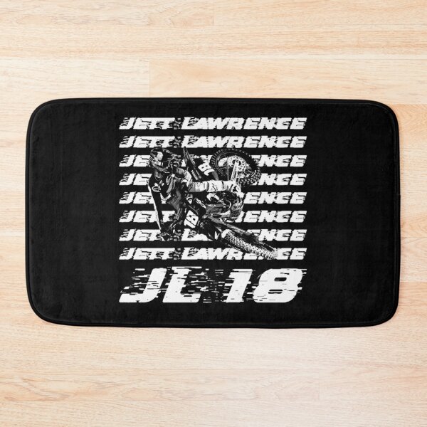 Item preview, Jett Lawrence 18 Glitch Motocross Tee designed and sold by FroggyBaBoy.