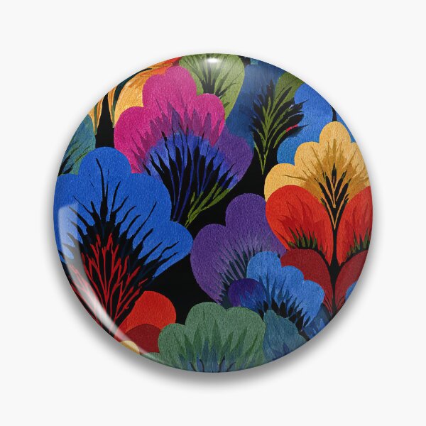Item preview, Luxury Dark Floral Pattern | Bold Scandinavian Botanical | Vibrant Modern Retro Flower Design designed and sold by CraftedHome.