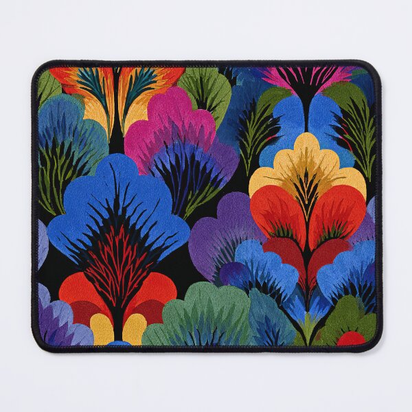 Item preview, Luxury Dark Floral Pattern | Bold Scandinavian Botanical | Vibrant Modern Retro Flower Design designed and sold by CraftedHome.