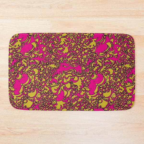 Item preview, Fractal chaos in pink and yellow designed and sold by TheMarketplaceworld.