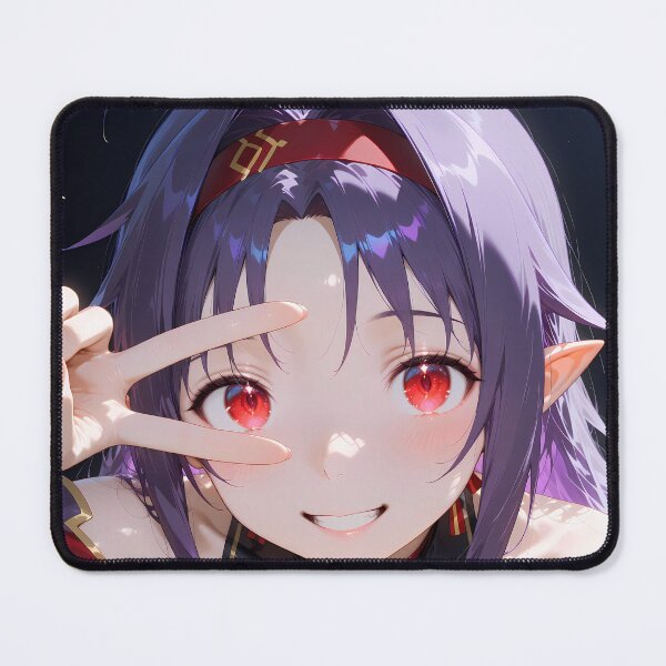 Item preview, Yuuki Sword Art Online Playful Closeup Peace Sign designed and sold by TanglenRabbit.