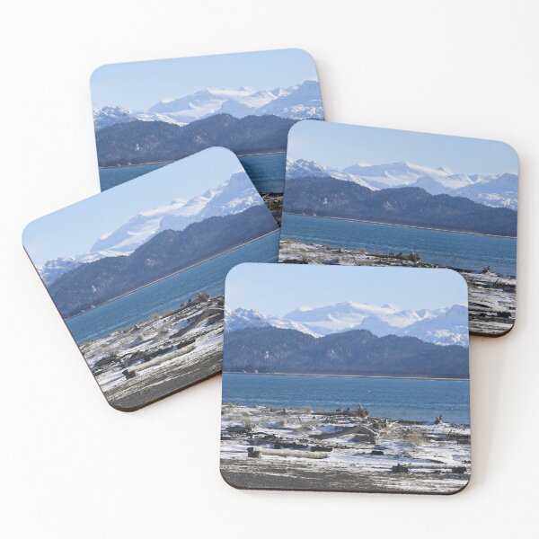 Item preview, Driftwood on the snowy beach designed and sold by zumi.