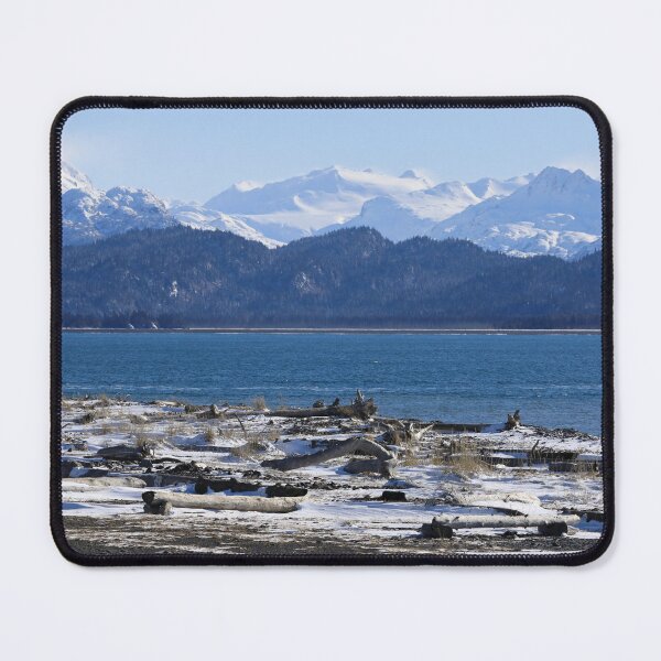 Item preview, Driftwood on the snowy beach designed and sold by zumi.