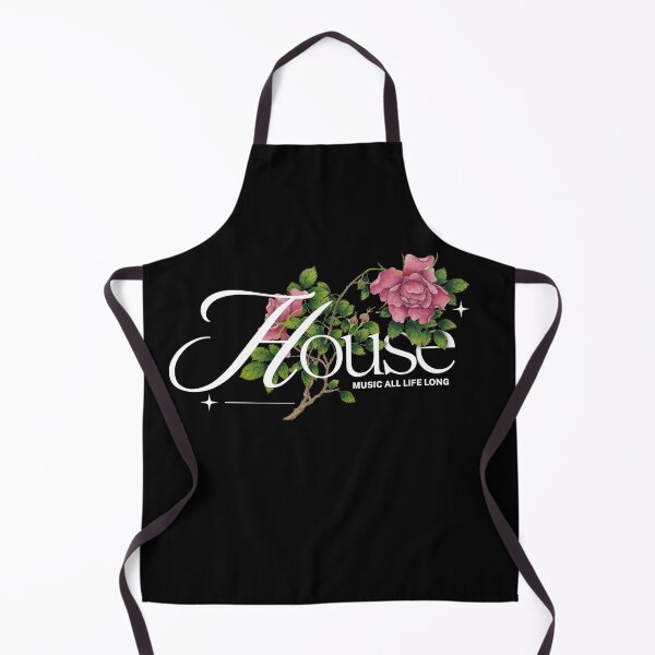 Item preview, HOUSE MUSIC - Rose Tinted Grooves (White) designed and sold by Discothreadz.