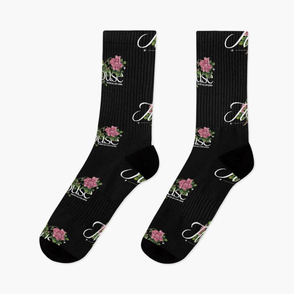 Item preview, HOUSE MUSIC - Rose Tinted Grooves (White) designed and sold by Discothreadz.