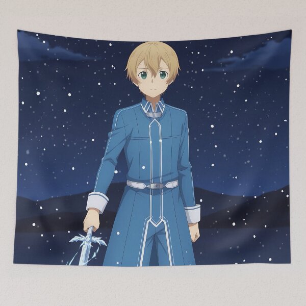 Item preview, Eugeo - Sword Art Online In Blue With Sword designed and sold by TanglenRabbit.