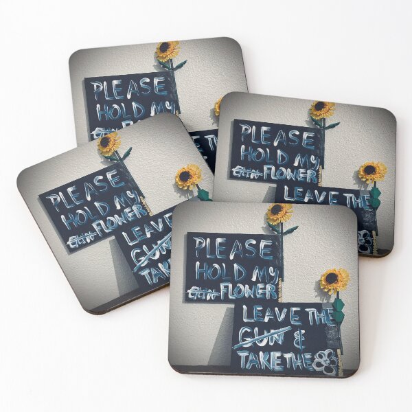 Item preview, Leave the Gun take the Flower designed and sold by HeartHandedForPeace.