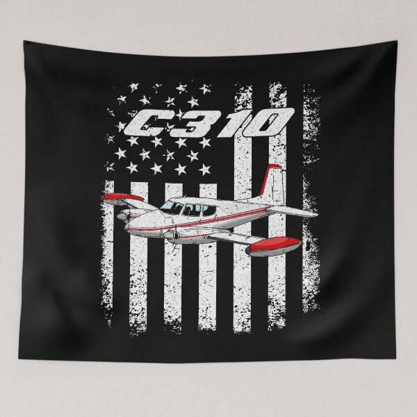 Item preview, Vintage Twin Engine Airplane Patriotic Design designed and sold by Emberglowo.