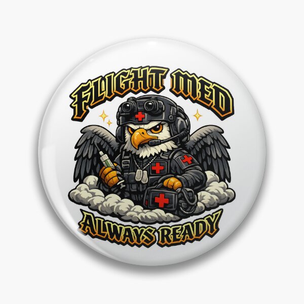 Item preview, Flight Medic Always Ready – Tactical Eagle Emergency Medical Design designed and sold by ClinicalHubs.