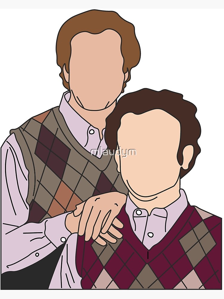 "Step Brothers Portrait" Poster for Sale by mlaudym Redbubble