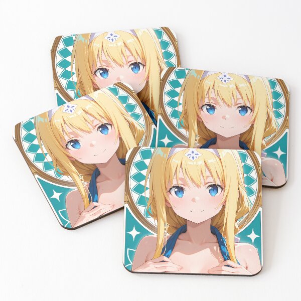 Item preview, Alice Zuberg Sword Art Online Bright Portrait Blue Gold Glow designed and sold by TanglenRabbit.