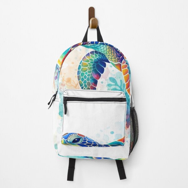 Item preview, Ocean Drift Turtle – Abstract Marine Art designed and sold by ArtoryNest.