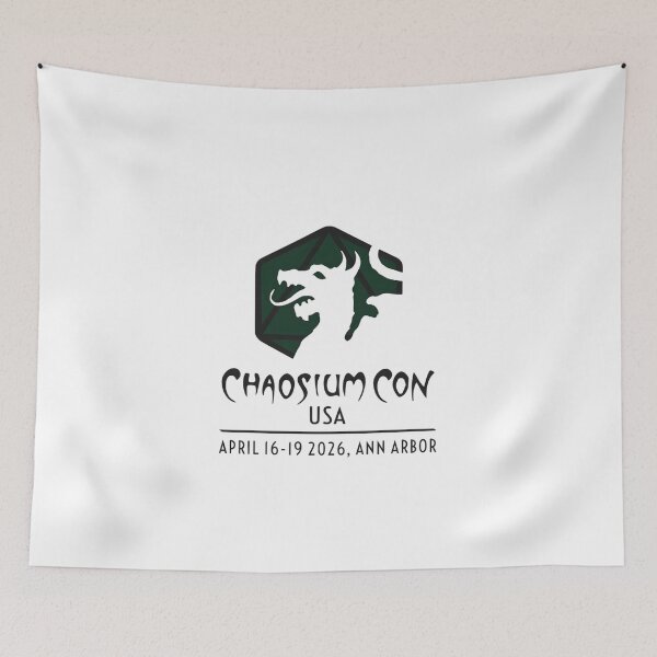 Item preview, chaosium con usa 2026 official - green logo designed and sold by CodyObrian.