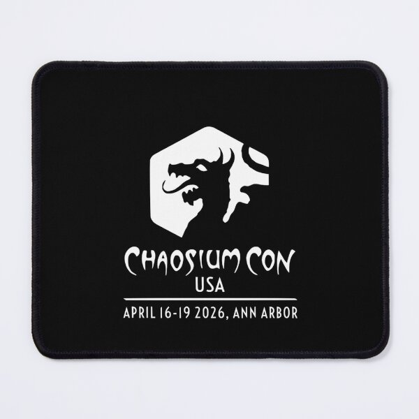 Item preview, Chaosium Con Usa 2026 Official - White Logo  designed and sold by CodyObrian.