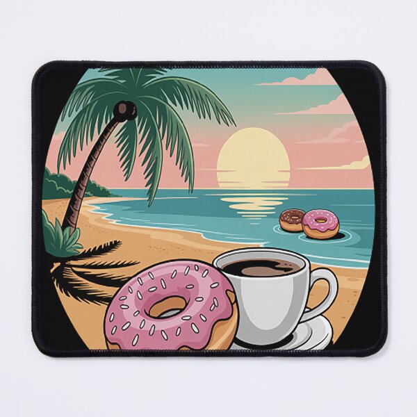 Item preview, Coffee, Doughnut, Sunrise designed and sold by StuffNestie.