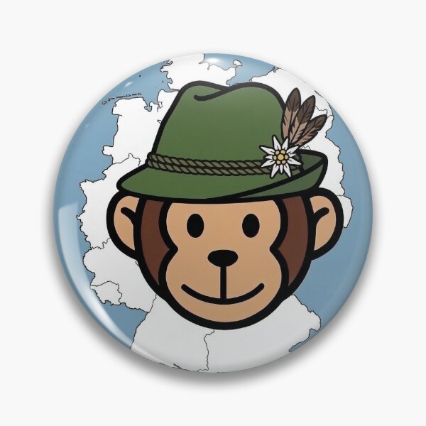 Item preview, Germany – Alpine Hat – Travel Monkey – Circle Badge Design designed and sold by MyMonkeyMerch.