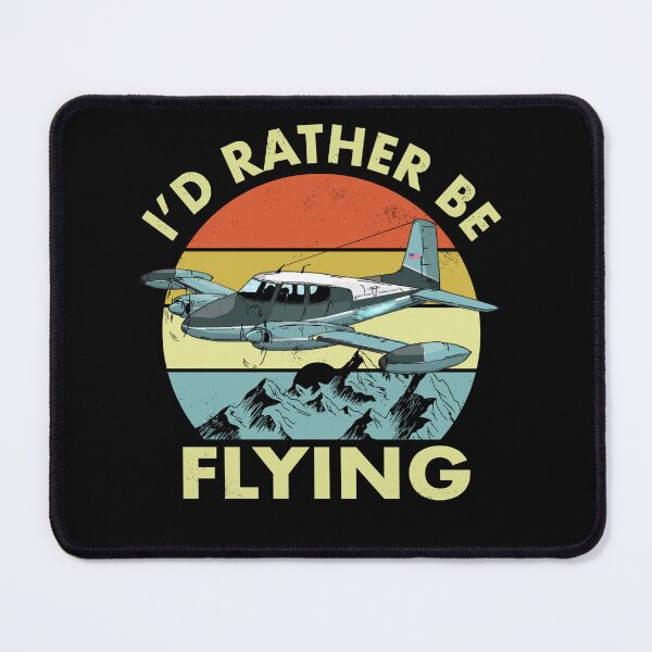 Item preview, I'd Rather Be Flying Vintage Airplane designed and sold by Emberglowo.
