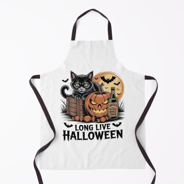 Item preview, Long live halloween black cat designed and sold by PunkNation-Arts.