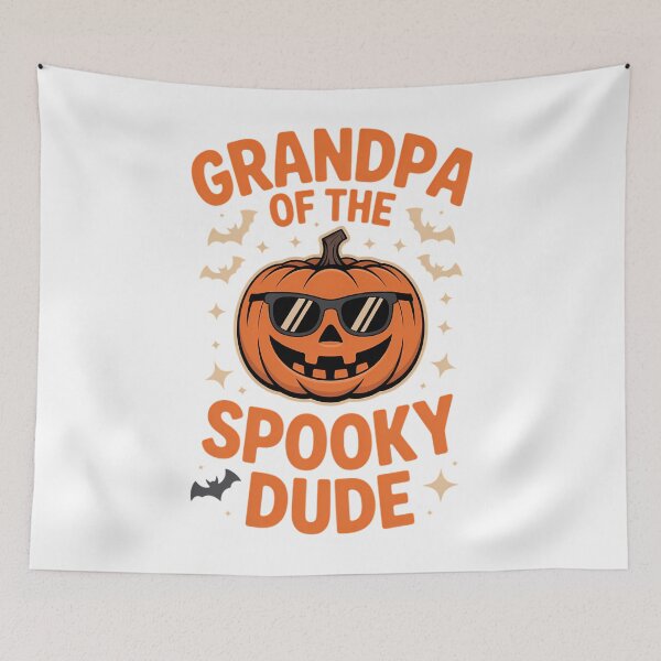 Item preview, Mens Grandpa of The Spooky Dude Halloween Pumpkin Birthday Family designed and sold by PunkNation-Arts.