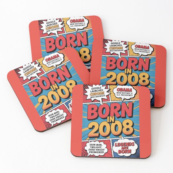 Item preview, ✨Born in 2008 Comic Birthday Design | 18th Birthday Celebration designed and sold by CheersTOGETHER.