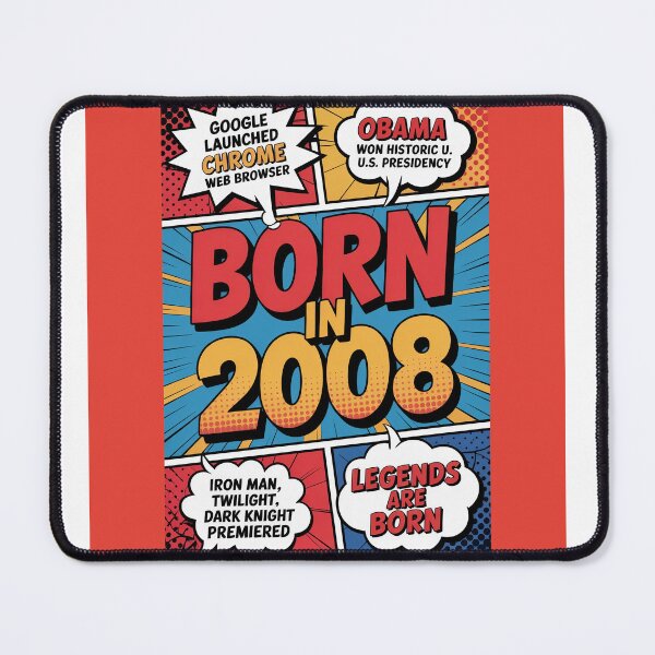 Item preview, ✨Born in 2008 Comic Birthday Design | 18th Birthday Celebration designed and sold by CheersTOGETHER.