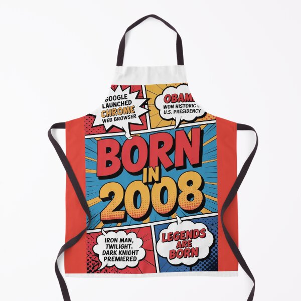 Item preview, ✨Born in 2008 Comic Birthday Design | 18th Birthday Celebration designed and sold by CheersTOGETHER.