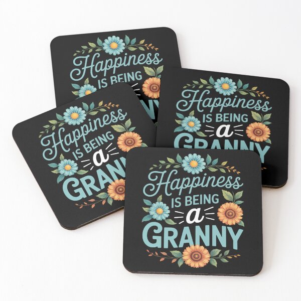 Item preview, Happiness Is Being A Granny Cute Floral Mothers Day designed and sold by PunkNation-Arts.