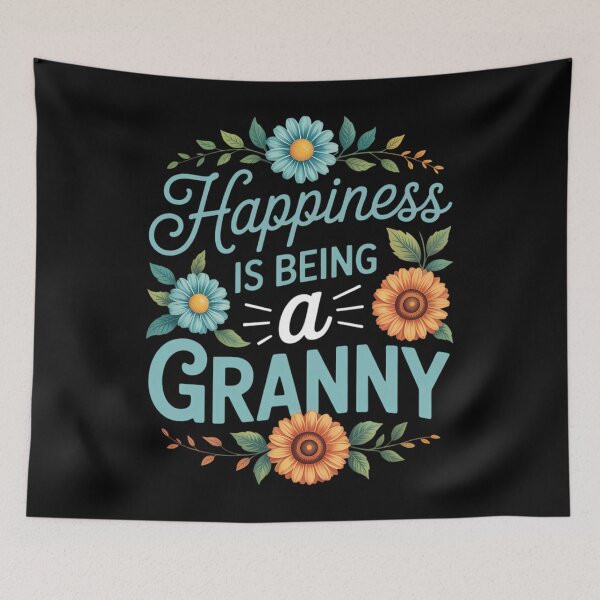 Item preview, Happiness Is Being A Granny Cute Floral Mothers Day designed and sold by PunkNation-Arts.