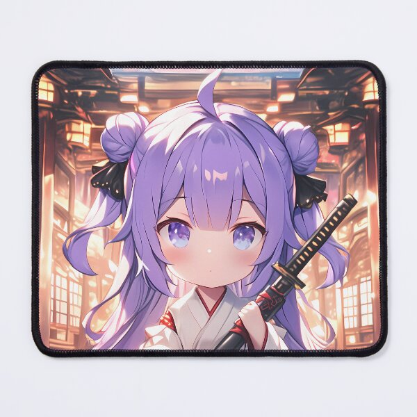 Item preview, Unicorn Azur Lane Chibi Shrine Lanterns Purple Hair Spring designed and sold by TanglenRabbit.