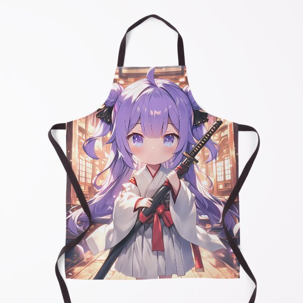 Item preview, Unicorn Azur Lane Chibi Shrine Lanterns Purple Hair Spring designed and sold by TanglenRabbit.
