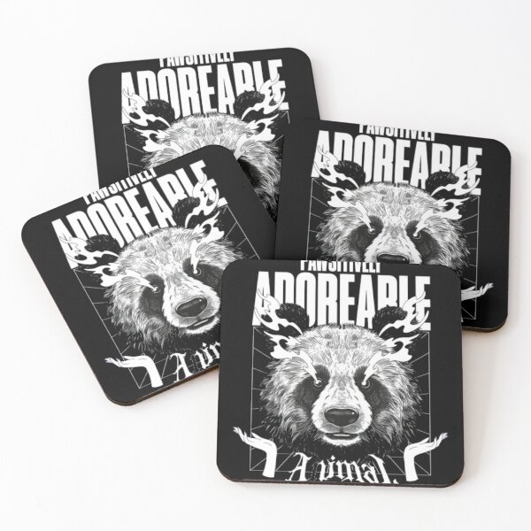 Item preview, Pawsitively Adorable Surreal Panda - Edgy Black and White Graphic designed and sold by GenZFashion000.