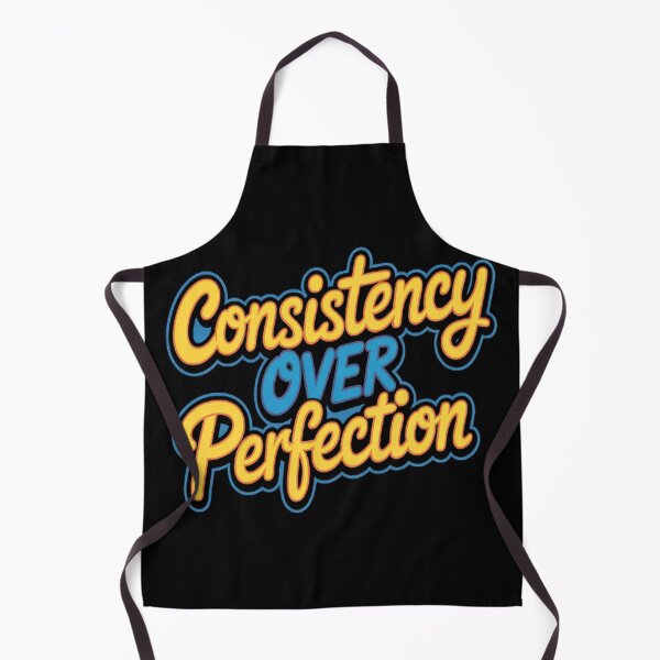 Item preview, Consistency Over Perfection Motivational designed and sold by StuffNestie.