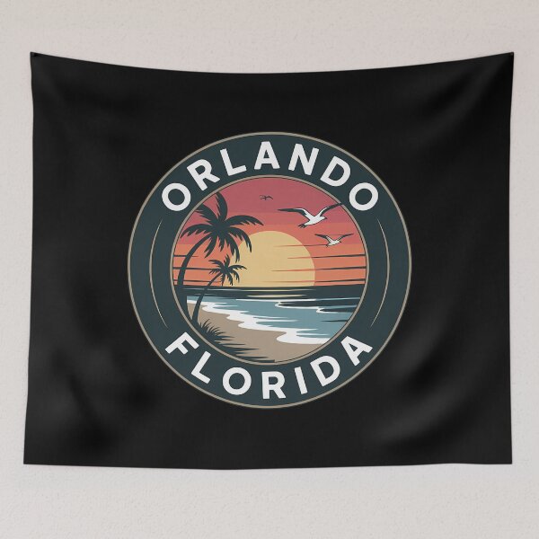 Item preview, Orlando Beach Florida Summer Vacation Sunset designed and sold by PunkNation-Arts.